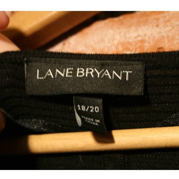 Lane Bryant Plus Size Knit Colorblock Dolman Cardigan Sweater in Black & Gray - Picture 5 of 7